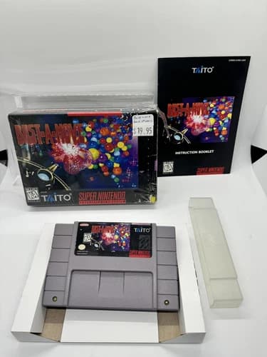 Bust-A-Move SNES Super Nintendo Complete CIB Rare Good Shape!