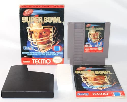 Tecmo Super Bowl NES Nintendo Complete CIB Authentic! Good Condition! Nice!