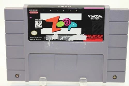 Zoop - Authentic Super Nintendo Game SNES - Tested Cart Only