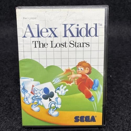 Alex Kidd: The Lost Stars (Sega Master System) - CIB Good Condition