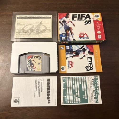 Fifa Road To World Cup 98 (Nintendo 64 N64) Complete - Tested - Authentic