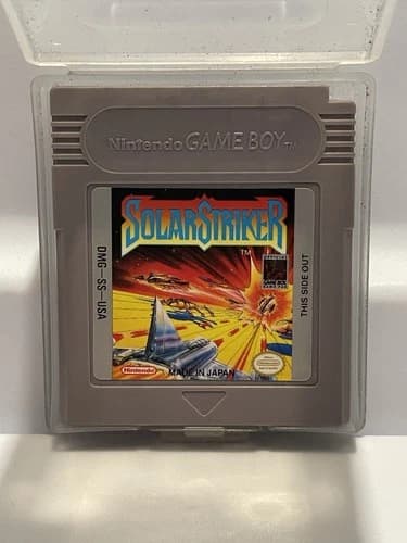 SolarStriker (Nintendo Game Boy, 1990) Authentic - Tested