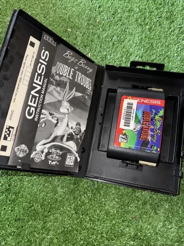 Bugs Bunny in Double Trouble (Sega Genesis, 1996)CIB W/ Case, Manual