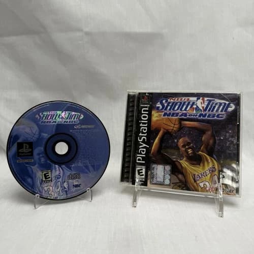 NBA Showtime NBA on NBC PlayStation 1 PS1 CIB W/ Manual With Reg Card Tested!