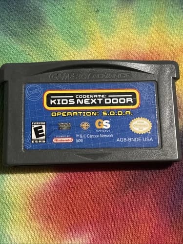 Codename: Kids Next Door Operation S.O.D.A. Nintendo Game Boy Advance 2004 GBA
