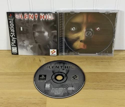 Silent Hill PS1 PlayStation 1 Black Label CIB Complete W/ Reg Card Tested 1999!