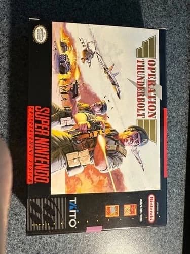 Operation Thunderbolt for Super Nintendo (SNES) CIB Complete Excellent