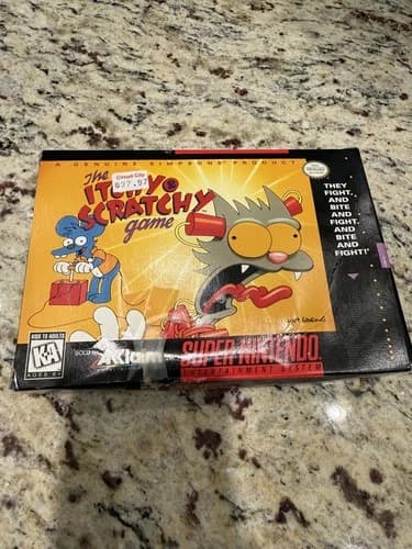 the itchy and scratchy game snes