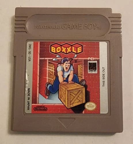 Boxxle (Nintendo Game Boy, 1989) Authentic Tested W/ Fast Shipping