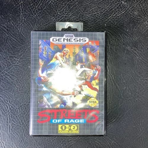 Streets of Rage Sega Genesis, 1991 CIB w Manual Nice