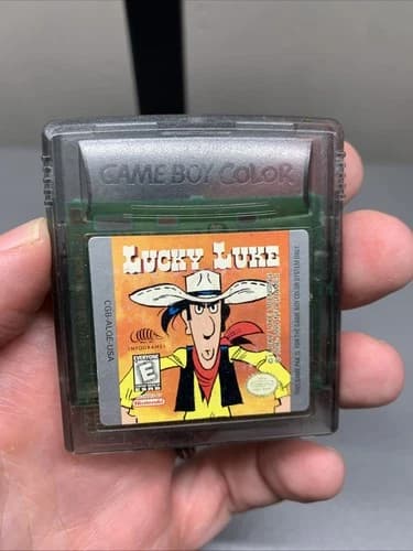 Lucky Luke Gameboy Color Rare Free Shipping