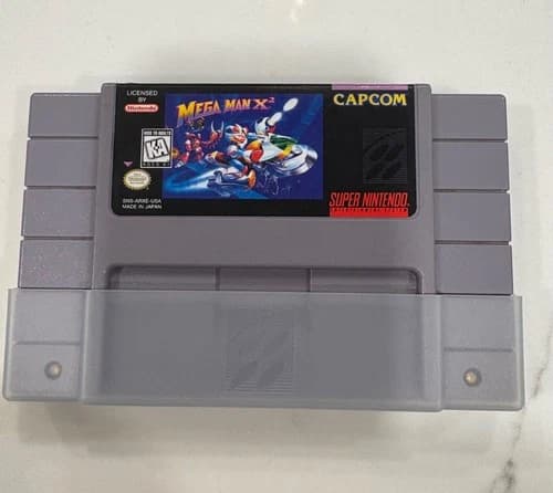 Mega Man X2 (Super Nintendo SNES) Video Game - Authentic - Tested Works