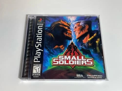 Small Soldiers PS1 PlayStation 1 CIB Black Label w Registration Card Tested