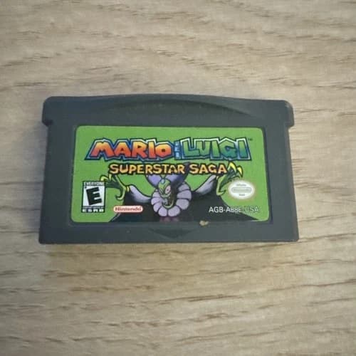 Mario And Luigi Superstar Saga (Nintendo Game Boy Advance GBA) Cartridge Tested