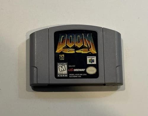 Doom 64 (Nintendo 64, 1997) N64 Shooter - Tested