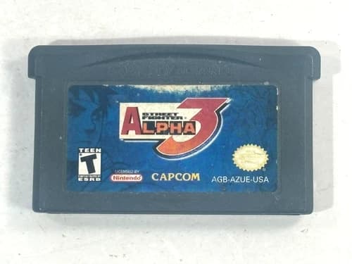 Street Fighter Alpha 3 (Nintendo Game Boy Advance, 2002) GBA