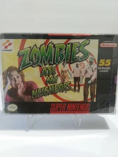 Zombies Ate My Neighbors SNES Complete Tested Works Authentic