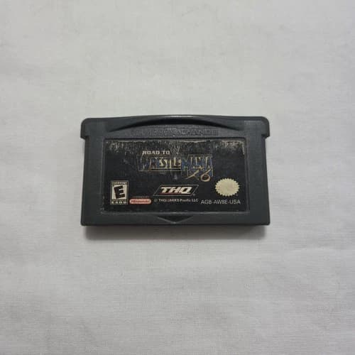 WWE Road to WrestleMania X8 (Nintendo Game Boy Advance, 2002) GBA - Tested