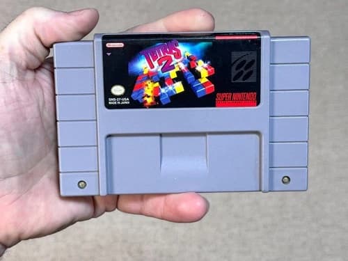 Tetris 2 (Super Nintendo, SNES) Game Authentic - Tested