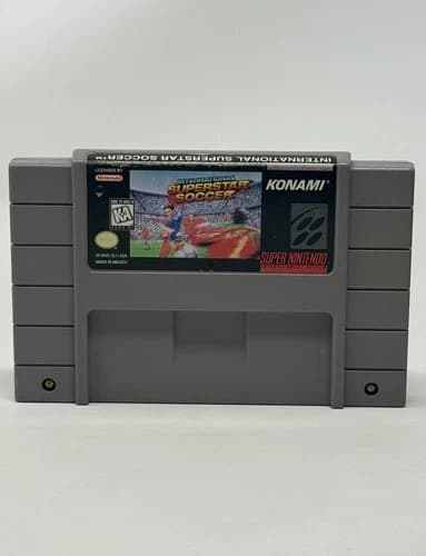 International Superstar Soccer Super Nintendo Entertainment System SNES Rare