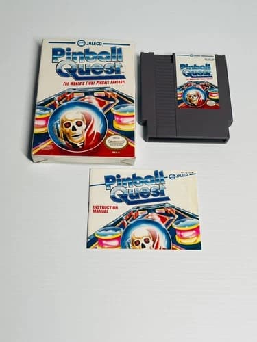 Pinball Quest (Nintendo Entertainment System, 1990) Complete in Box
