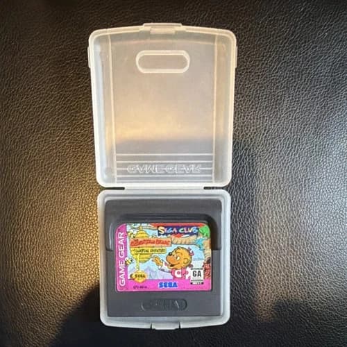 SEGA Berenstain Bears' Camping Adventure Sega Game Gear Cartridge