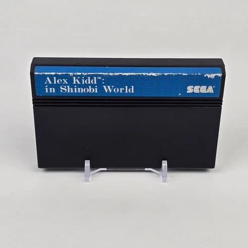 Alex Kidd in Shinobi World (Sega Master System) RARE Blue Label Cartridge TESTED