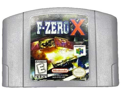 F-Zero X N64 Authentic Cartridge Nintendo 64 1998 Tested & Working