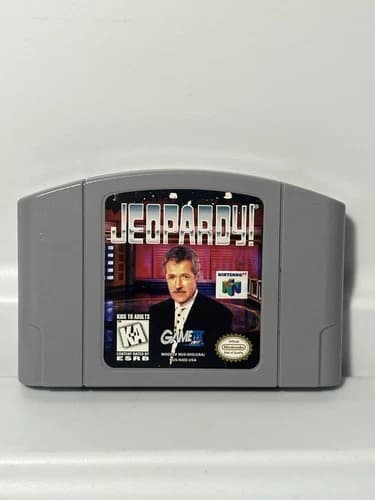 Jeopardy (Nintendo 64, 1998) N64 Authentic Tested - Mint Condition