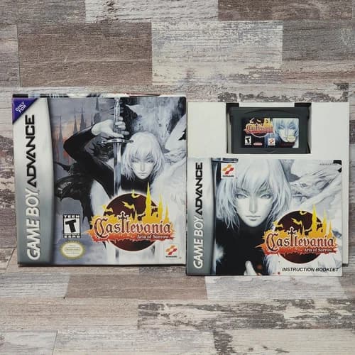 Castlevania: Aria of Sorrow (Nintendo Game Boy Advance) Complete Authentic