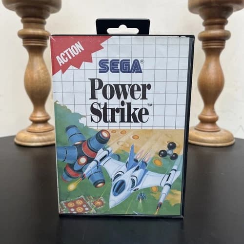 SEGA Master System – Power Strike – Complete in Box (CIB) – Tested & Working