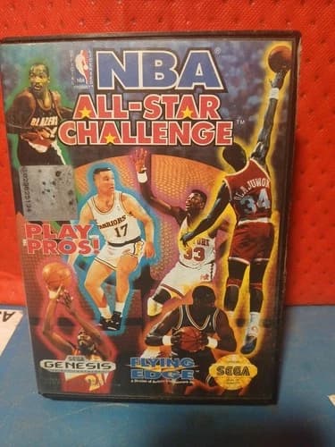 NBA All Star Challenge Sega Genesis Complete