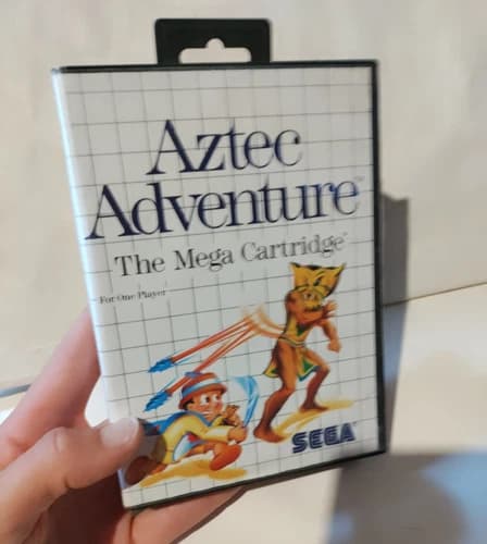 Sega Master System Aztec Adventure Complete in Box CIB Tested