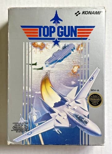 Top Gun Video Game Nintendo NES 1987 Konami