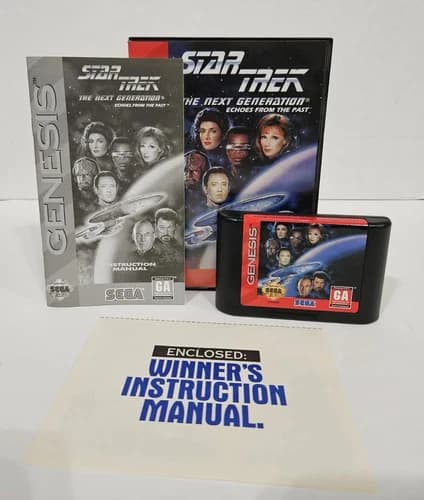 Star Trek The Next Generation Echoes From the Past Sega Genesis 1994