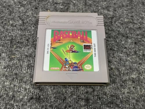 Baseball (Nintendo Game Boy, 1989) Tested Authentic Cartridge