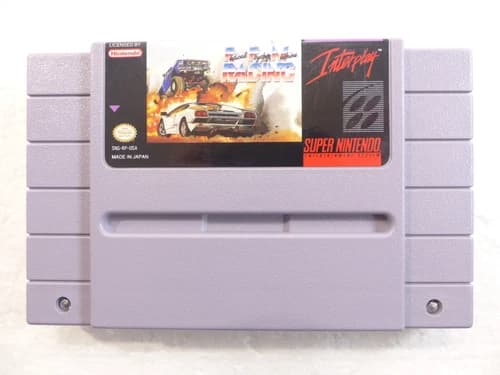 RPMR Radical Psycho Machine Racing (Super Nintendo, 1991) SNES Authentic TESTED!
