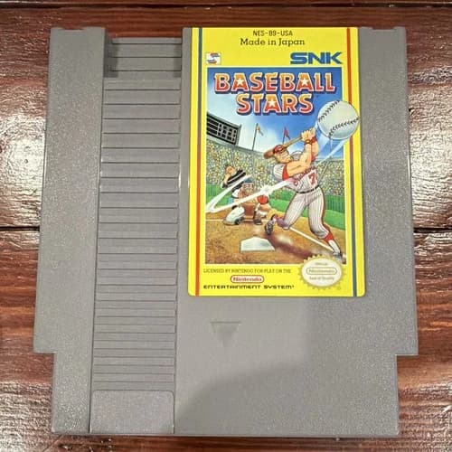 Baseball Stars Nintendo NES Cartridge Only Tested and Working