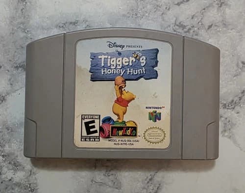 Tigger's Honey Hunt (Nintendo 64, N64, 2000, Disney, Winnie The Pooh) Tested