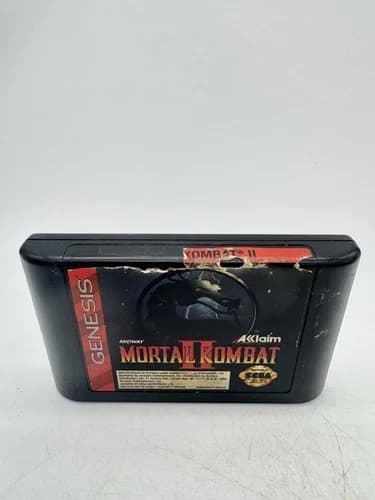 Mortal Kombat II (Sega Genesis, 1994) Cart Only Tested