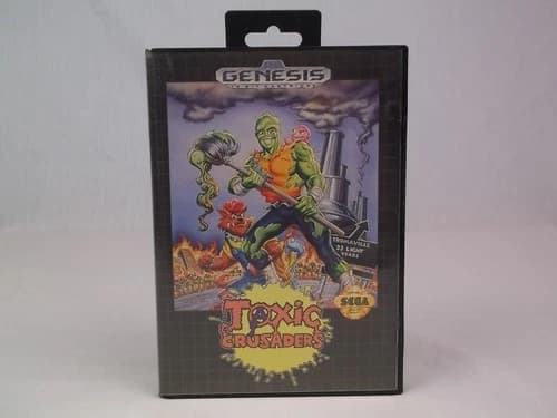 Toxic Crusaders (Sega Genesis, 1992) Authentic. Tested & Working