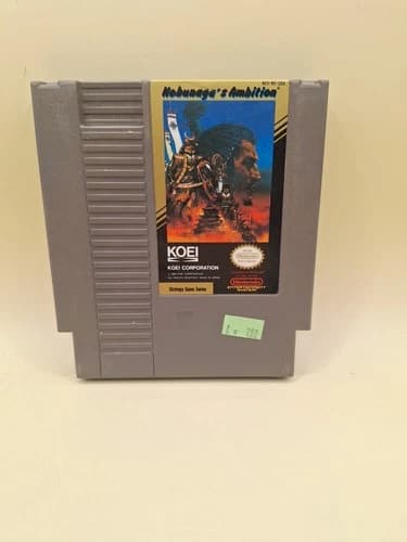 Nobunaga's Ambition NES Nintendo Entertainment System Game Cartridge 1989 Koei