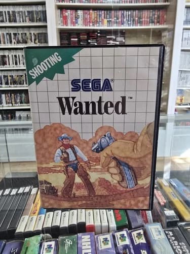 Wanted (Sega Master System) CIB Complete - Authentic Tested Working