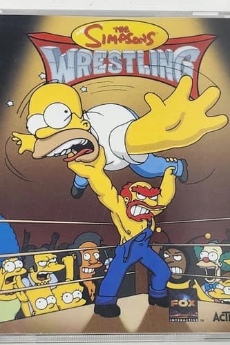 The Simpsons Wrestling Playstation Game Sony PS1 Rated T 2001 Activision Vtg