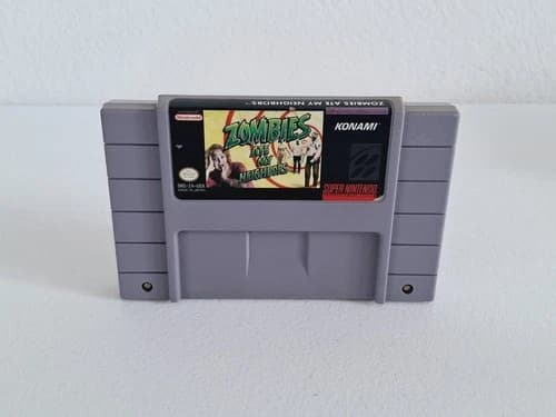 Zombies Ate My Neighbors (Super Nintendo SNES, 1993) NTSC-U/C Game Only