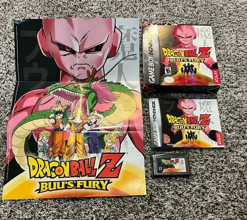 Dragon Ball Z Buu's Fury Nintendo Game Boy Advance GBA Complete