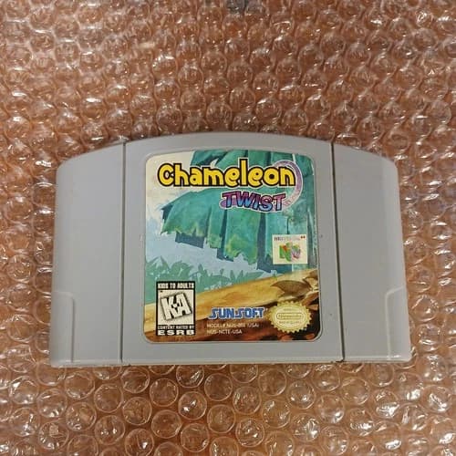 Chameleon Twist Nintendo 64 N64 AUTHENTIC AND TESTED