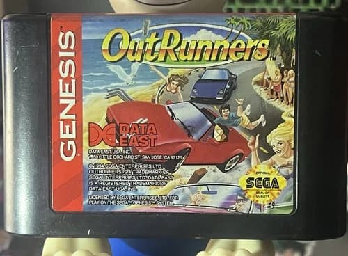 OutRunners (Sega Genesis) Cartridge CLEANED & TESTED