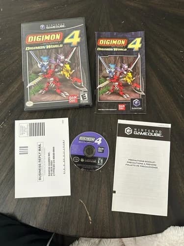 Nintendo GameCube GC Game Digimon World 4 CIB Complete In Box