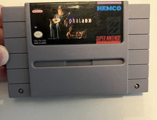 Phalanx Super Nintendo SNES 1992 Authentic Cartridge Tested Working